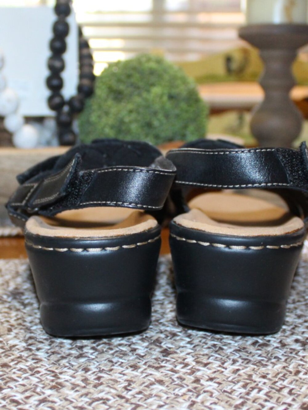 NWT Clark Lexi Venice Flower Sandal 9 1/2 WIDE. CUTE!! - Picture 8 of 10